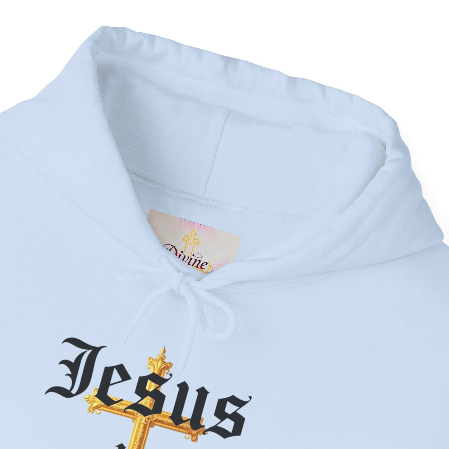 Women’s “Jesus is Lord” Christian Hoodie – Faith Statement Pullover with Cross