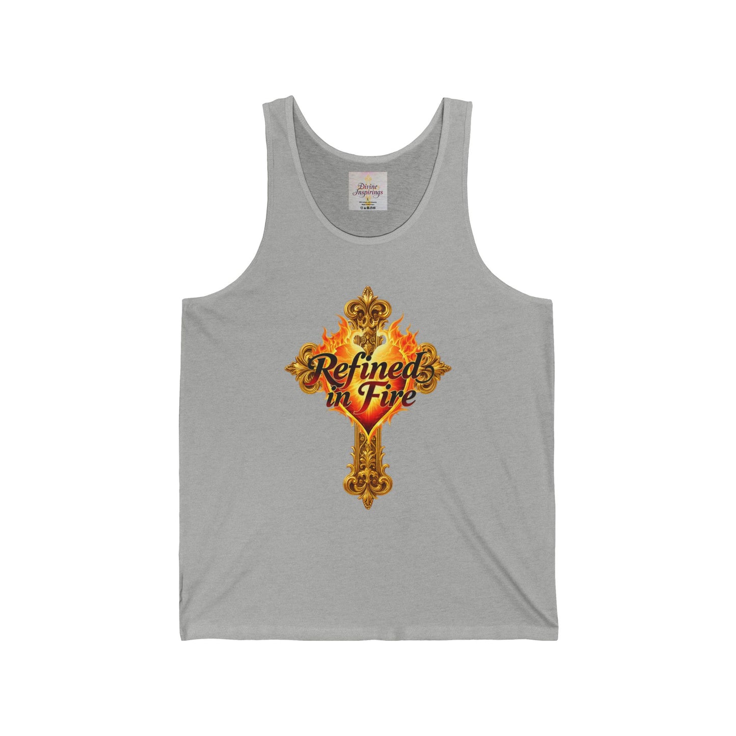 Refined in Fire - Women's Ornate Christian Tank Top