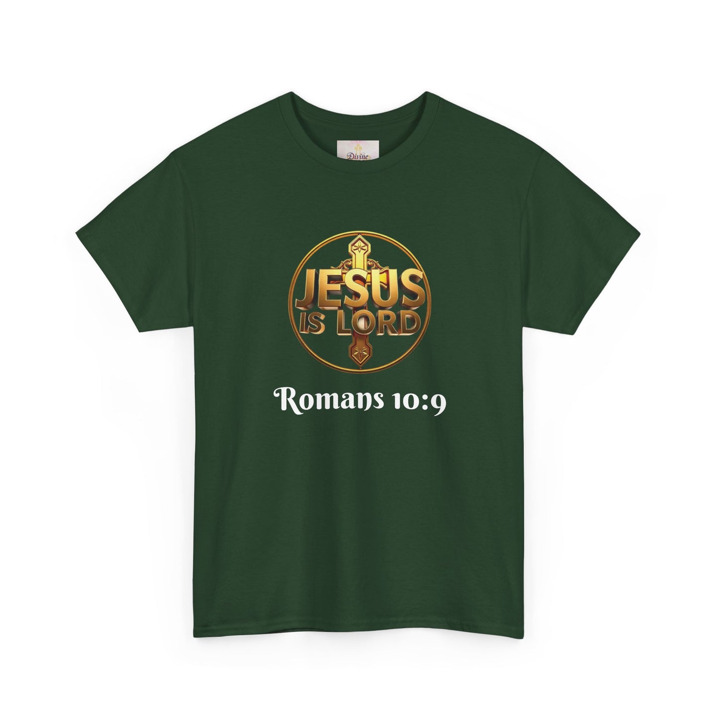 Jesus Is Lord / He Is Risen Christian Tee – Men’s Bold Faith Statement (White Lettering)