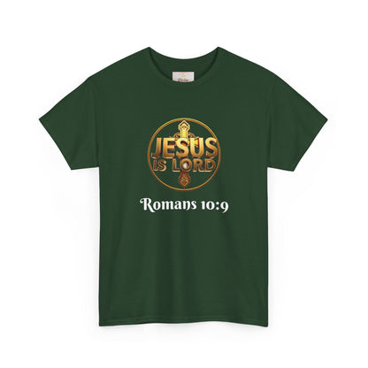 Jesus Is Lord / He Is Risen Christian Tee – Men’s Bold Faith Statement (White Lettering)