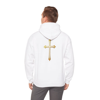Gold Cross Men's Christian Hoodie