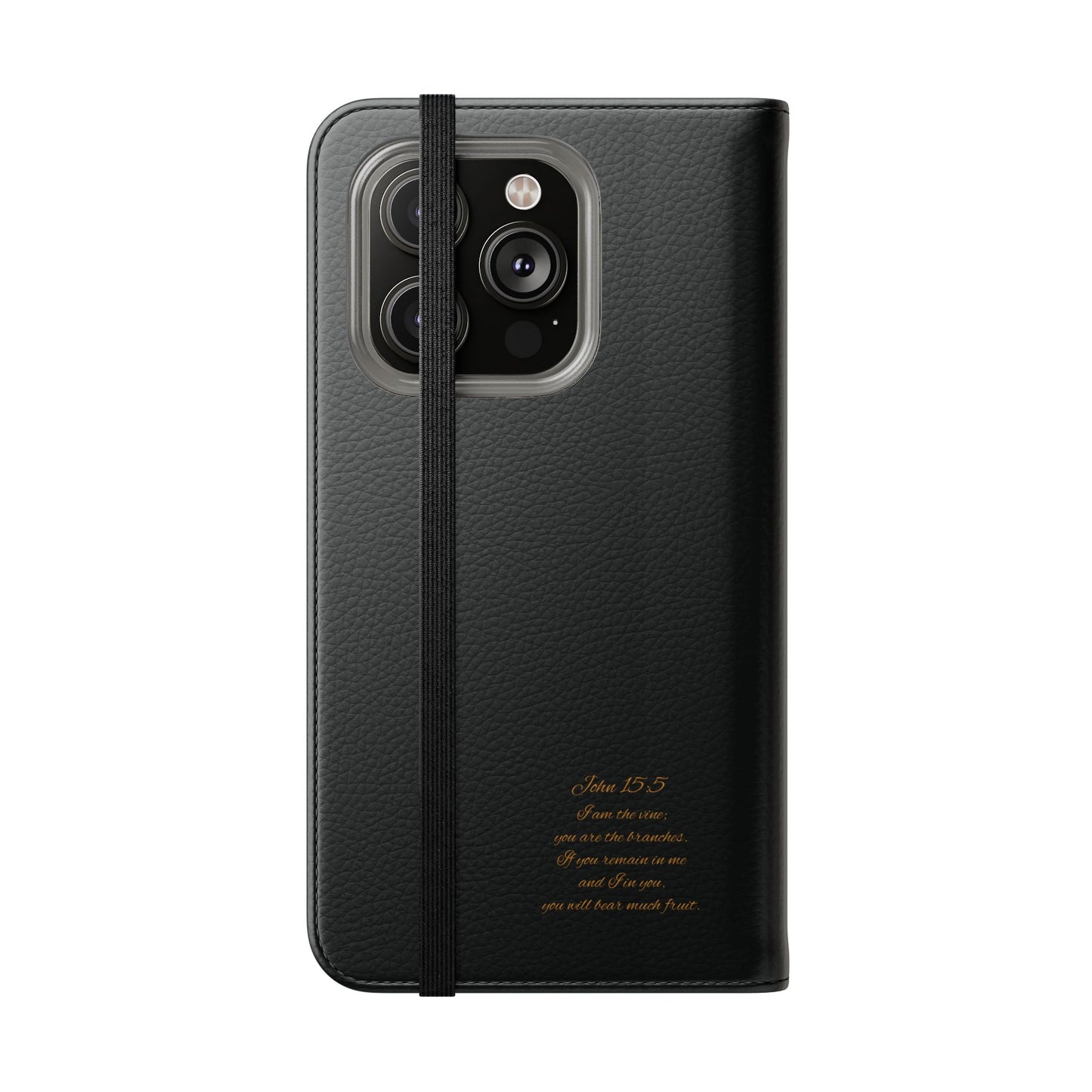 Floral Cross Wallet (black) Case for iPhone – Faith in Bloom