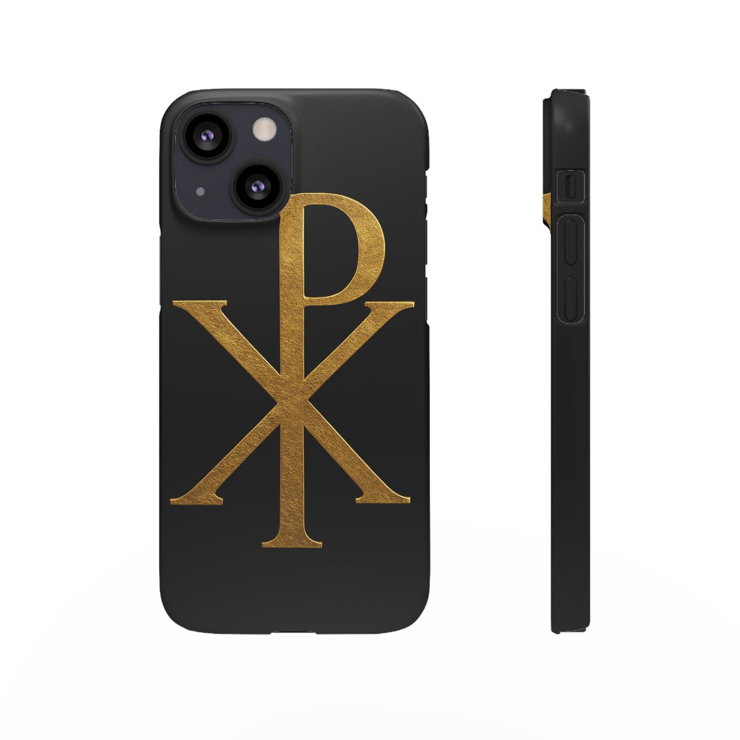 Black Chi Rho Snap Case for iPhone – The Way, Truth & Life