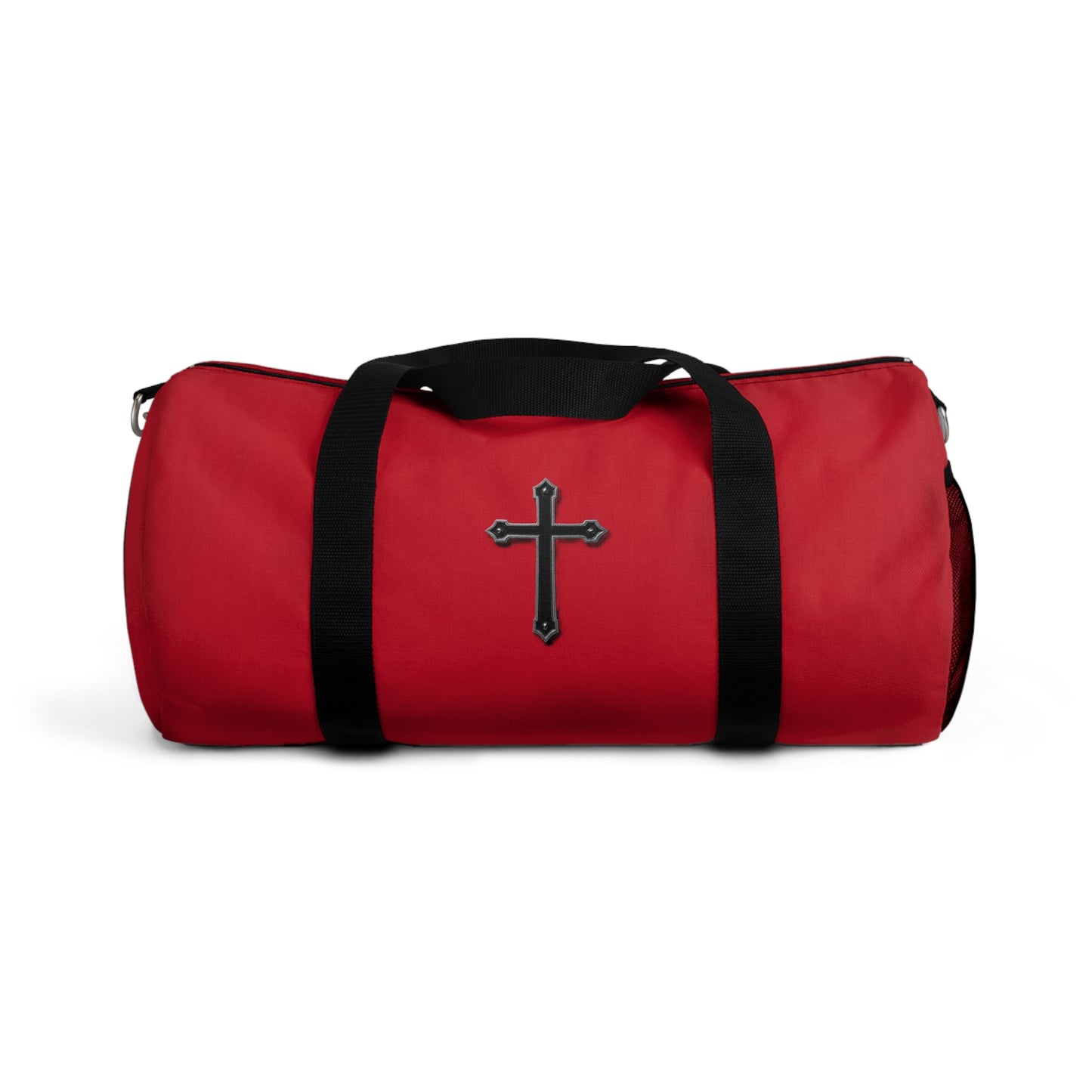 Divine Strength Duffle Bag in Red – Carry the Cross with Purpose