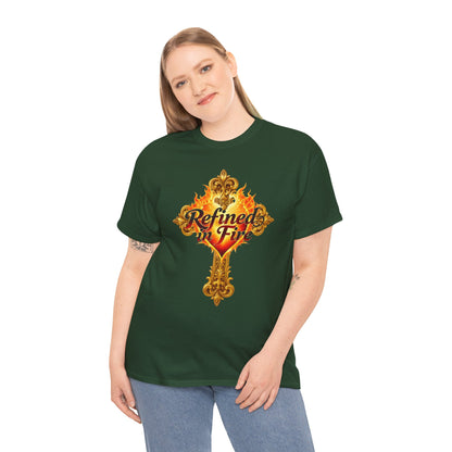 Refined in Fire — Women's Ornate Christian T-Shirt