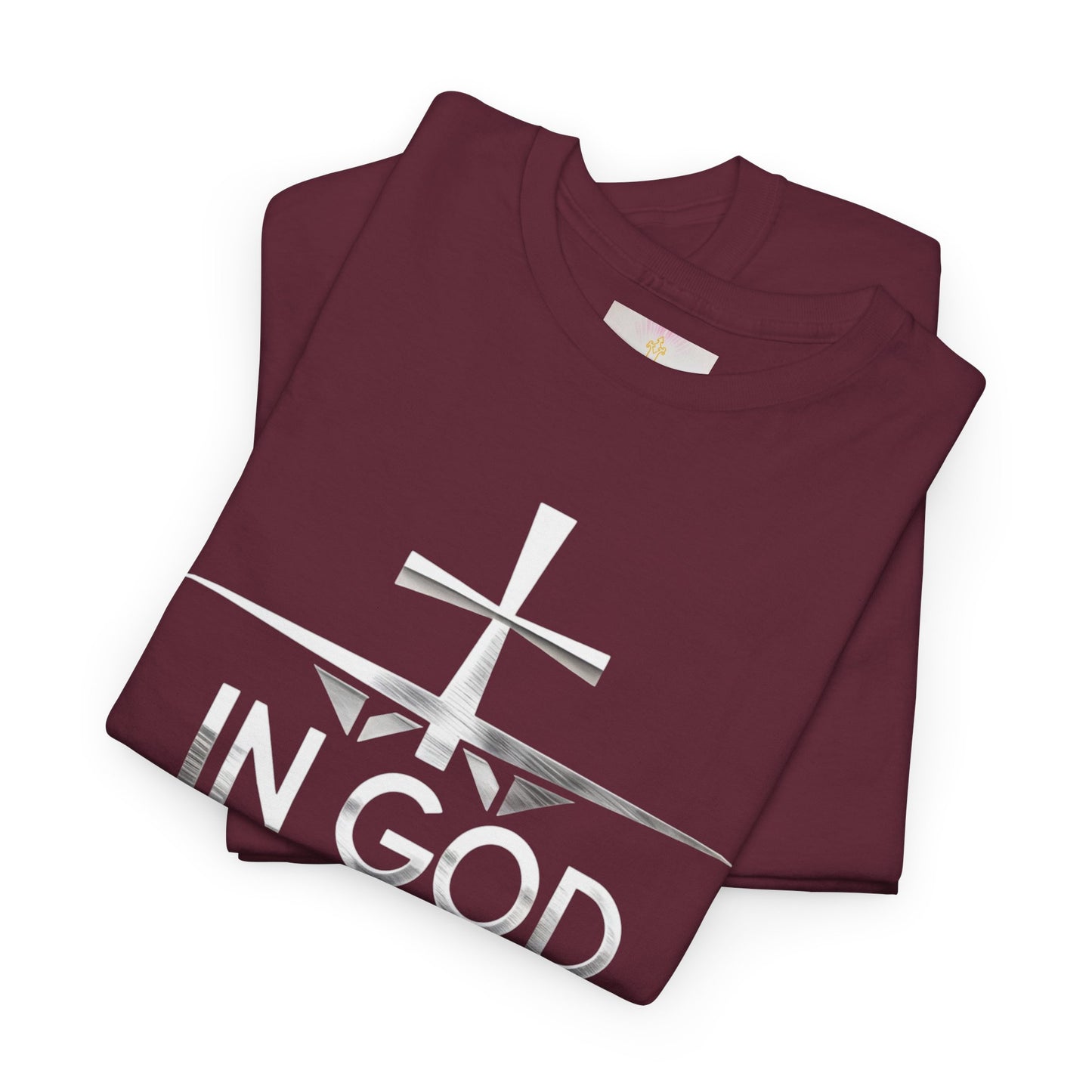 In God We Trust | Men’s Christian T-Shirt with Scripture Back Print