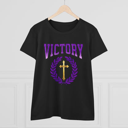 Divine Victory Women’s Tee – Victory in Every Step