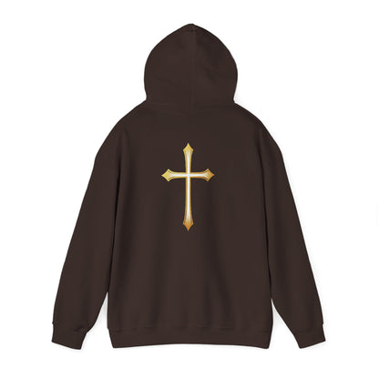 Gold Cross Women’s Christian Hoodie