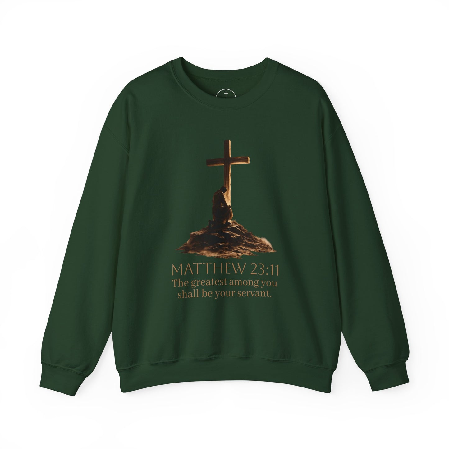 Humble Servant - Men's Christian Sweatshirt (Front Design)