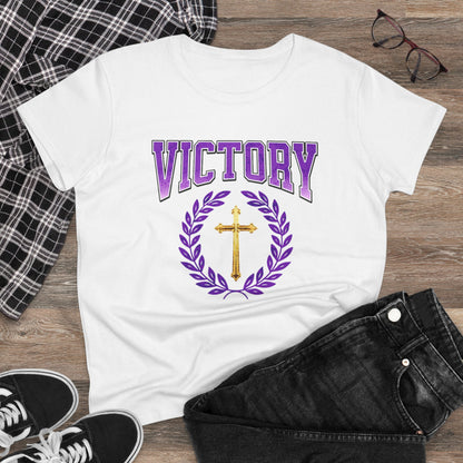 Divine Victory Women’s Tee – Victory in Every Step
