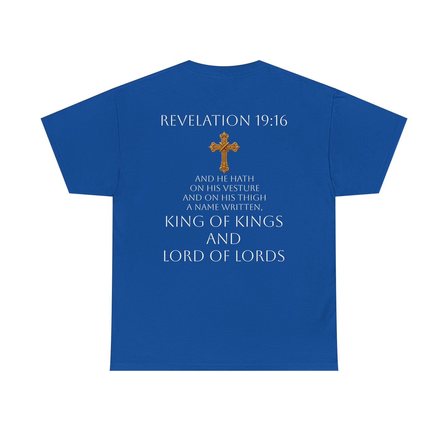 Christ is King Women’s Christian Tee (White Lettering)