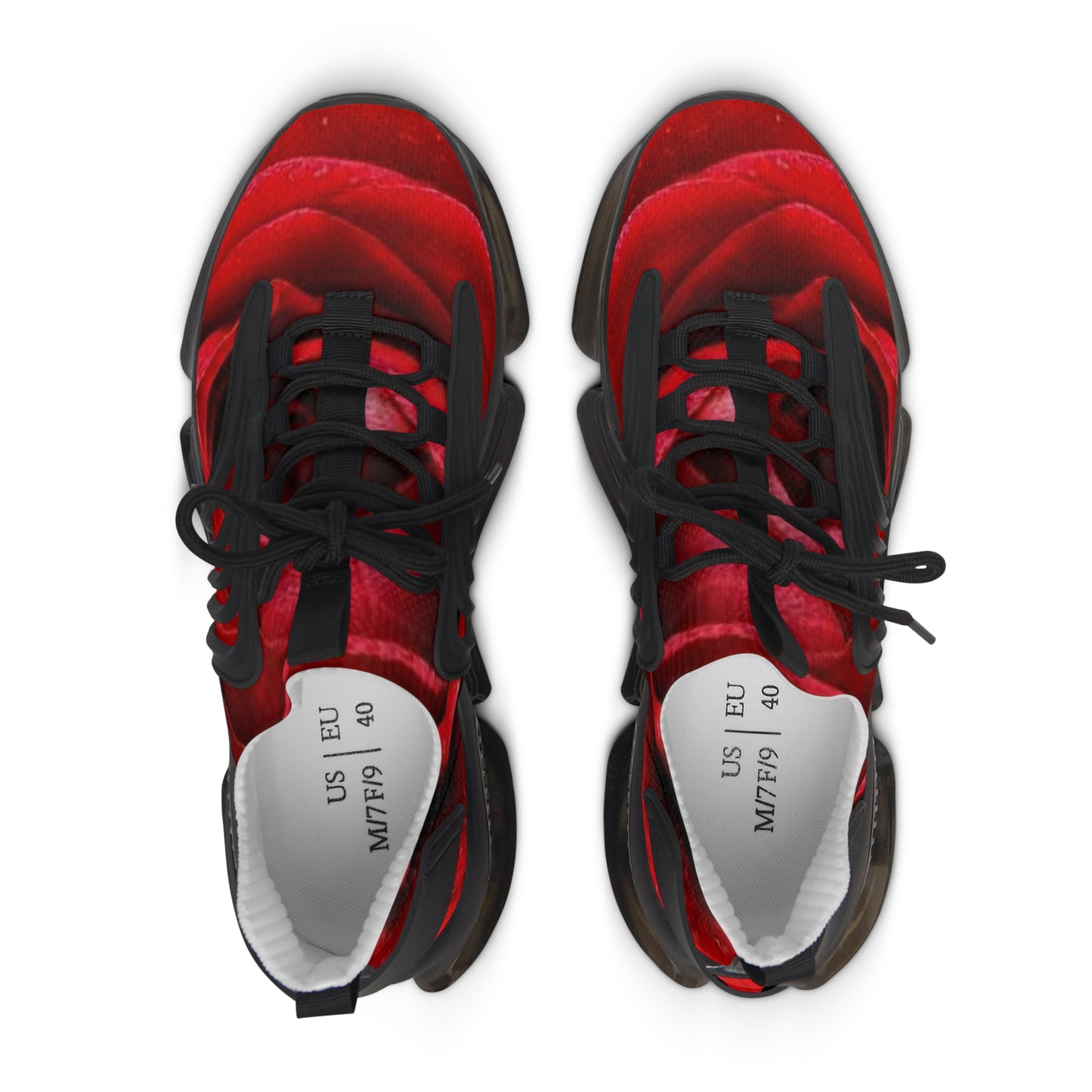 Crimson Valor – Men’s Bold Faith Sneakers