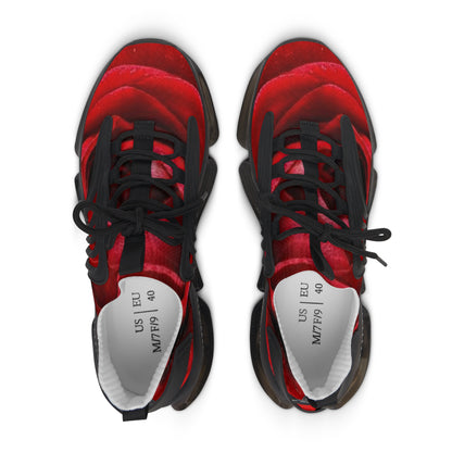 Crimson Valor – Men’s Bold Faith Sneakers