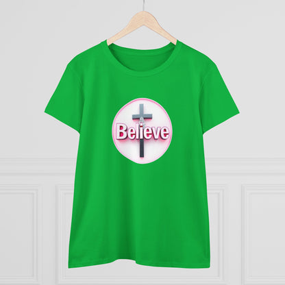 Believe | Women’s Christian T-Shirt with John 11:40