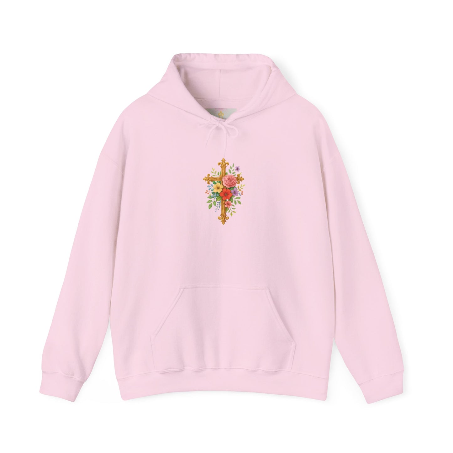 Floral Cross Women’s Christian Hoodie