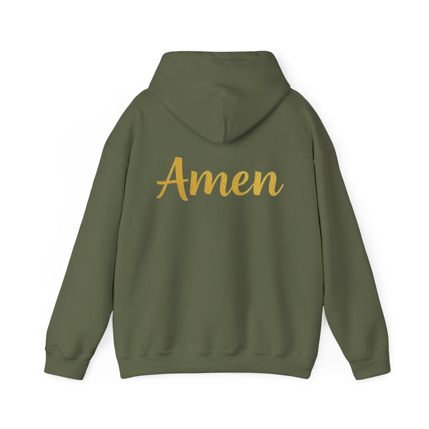Amen Men’s Hoodie – Inspirational Christian Faith Apparel