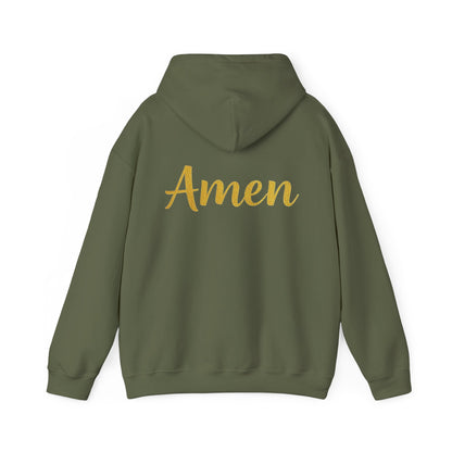 Amen Men’s Hoodie – Inspirational Christian Faith Apparel