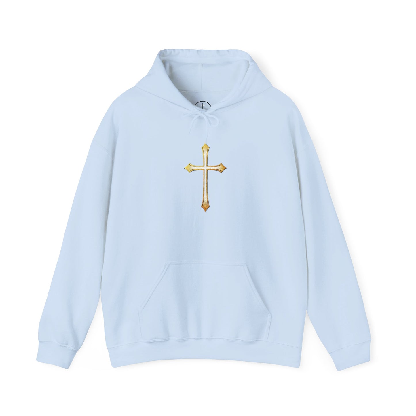 Gold Cross Men's Christian Hoodie