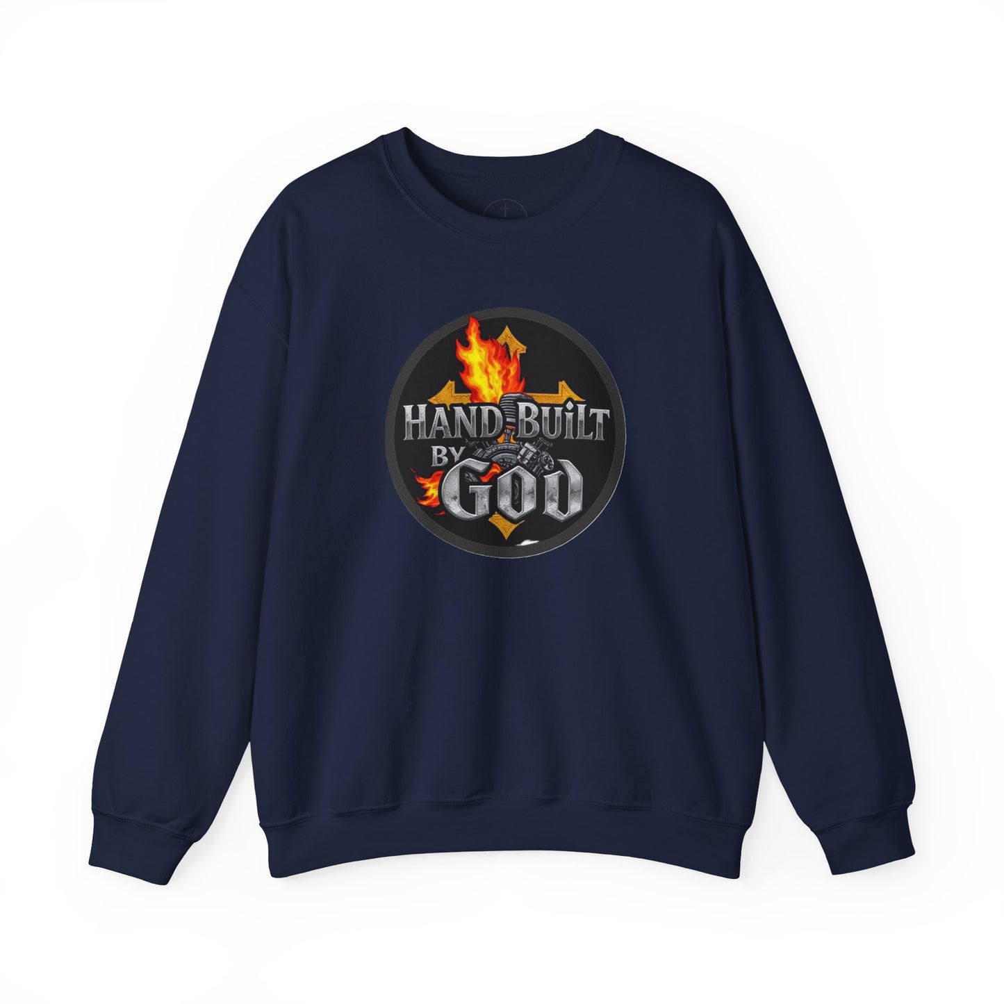 Hand Built by God - Men's Christian Sweatshirt