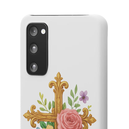 Floral Cross Snap Case for Samsung – Faith in Bloom