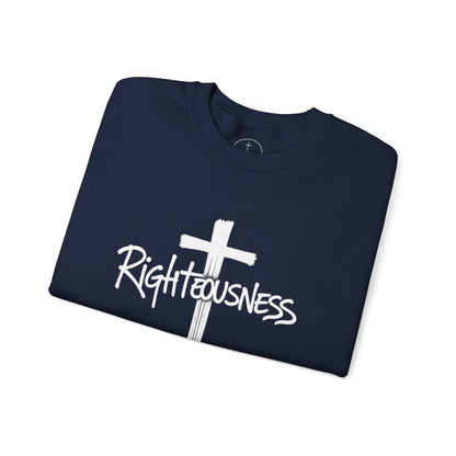 Righteousness - Men's Christian Sweatshirt (Dark Colors)