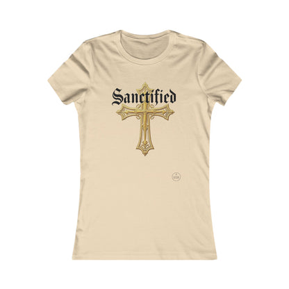 Sanctified Women's Favorite Tee – Bold Faith Statement