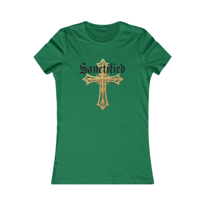 Sanctified Women's Favorite Tee – Bold Faith Statement