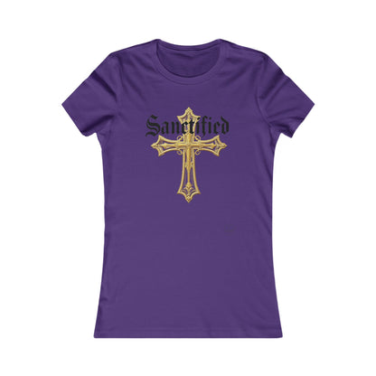 Sanctified Women's Favorite Tee – Bold Faith Statement
