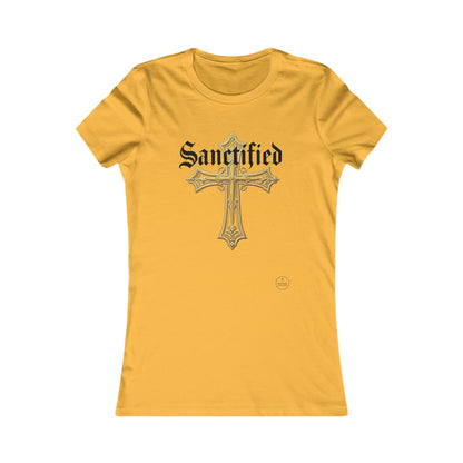 Sanctified Women's Favorite Tee – Bold Faith Statement