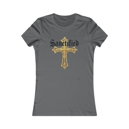 Sanctified Women's Favorite Tee – Bold Faith Statement