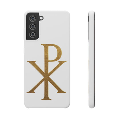White Chi Rho Snap Case for Samsung – Guiding Light