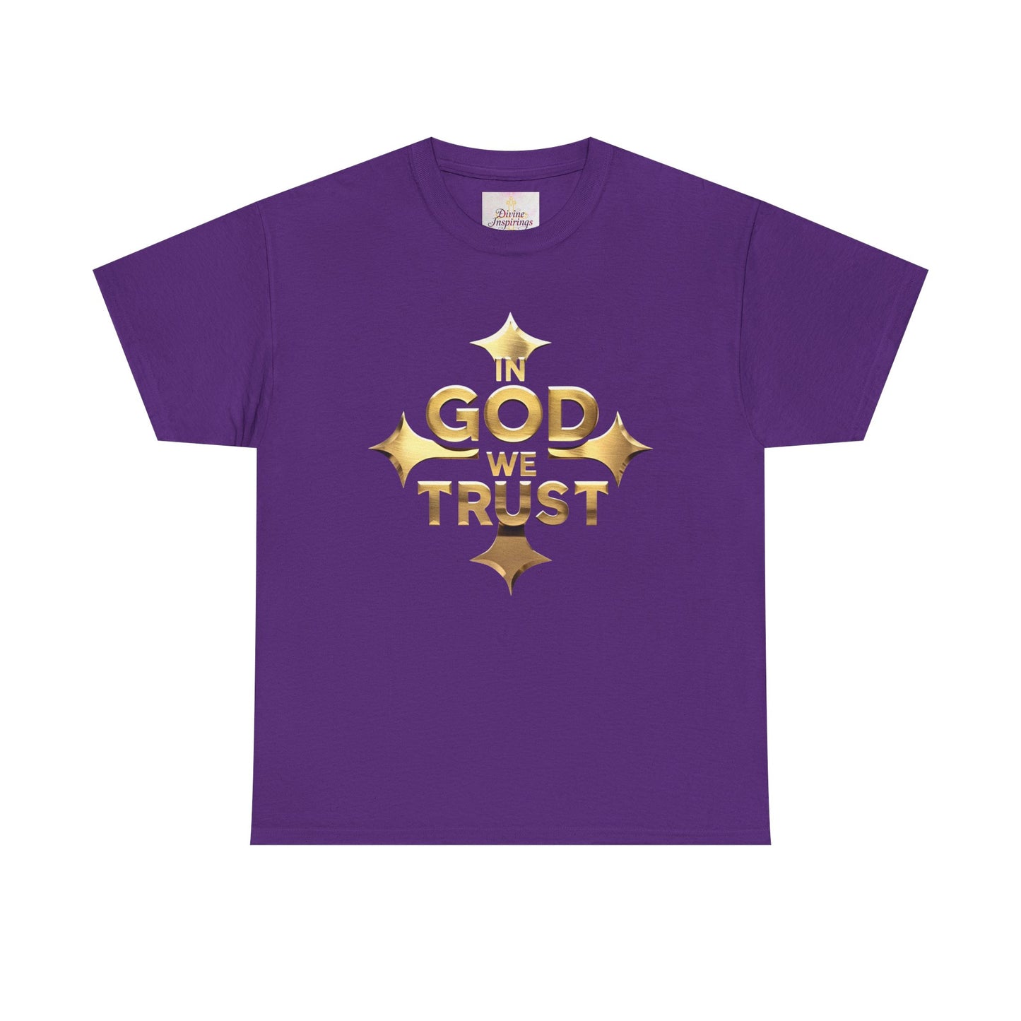 In God We Trust (Gold)- Woman's Christian T-Shirt