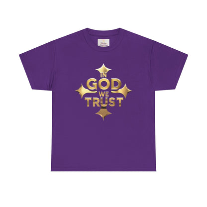 In God We Trust (Gold)- Woman's Christian T-Shirt