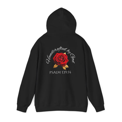 Handcrafted by God Rose Women's Hoodie