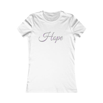 Women’s “Hope” Favorite Tee – Inspirational Faith Design