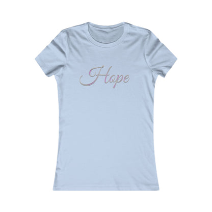 Women’s “Hope” Favorite Tee – Inspirational Faith Design