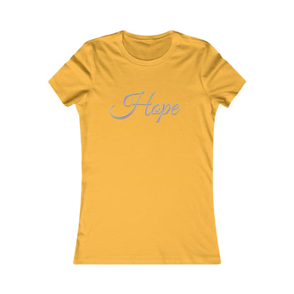 Women’s “Hope” Favorite Tee – Inspirational Faith Design