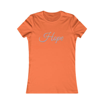 Women’s “Hope” Favorite Tee – Inspirational Faith Design