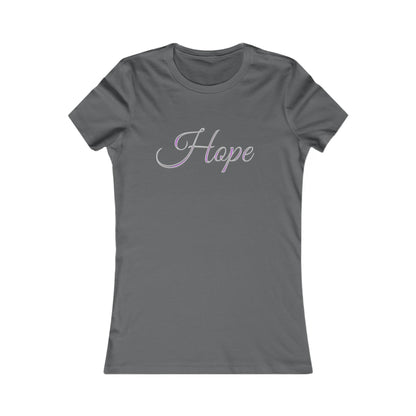 Women’s “Hope” Favorite Tee – Inspirational Faith Design
