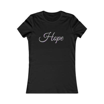 Women’s “Hope” Favorite Tee – Inspirational Faith Design