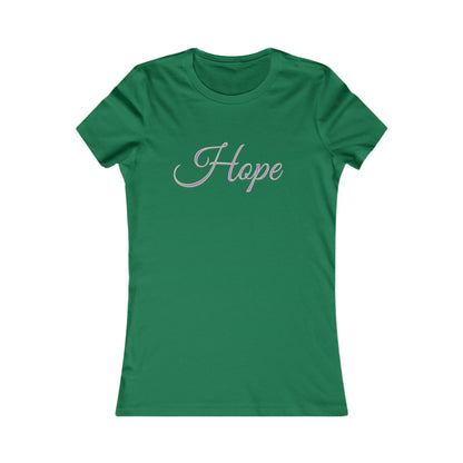 Women’s “Hope” Favorite Tee – Inspirational Faith Design