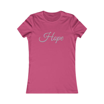 Women’s “Hope” Favorite Tee – Inspirational Faith Design