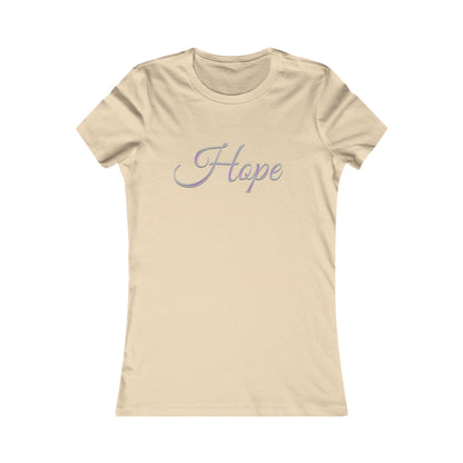 Women’s “Hope” Favorite Tee – Inspirational Faith Design