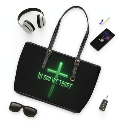 “In God We Trust”  PU Leather Shoulder Bag