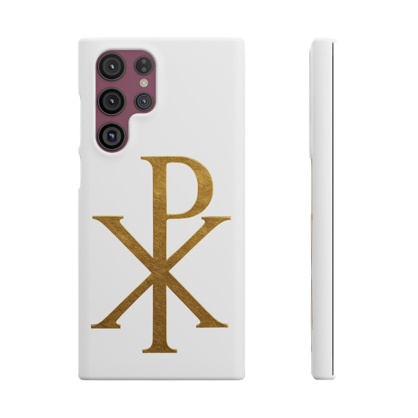 White Chi Rho Snap Case for Samsung – Guiding Light