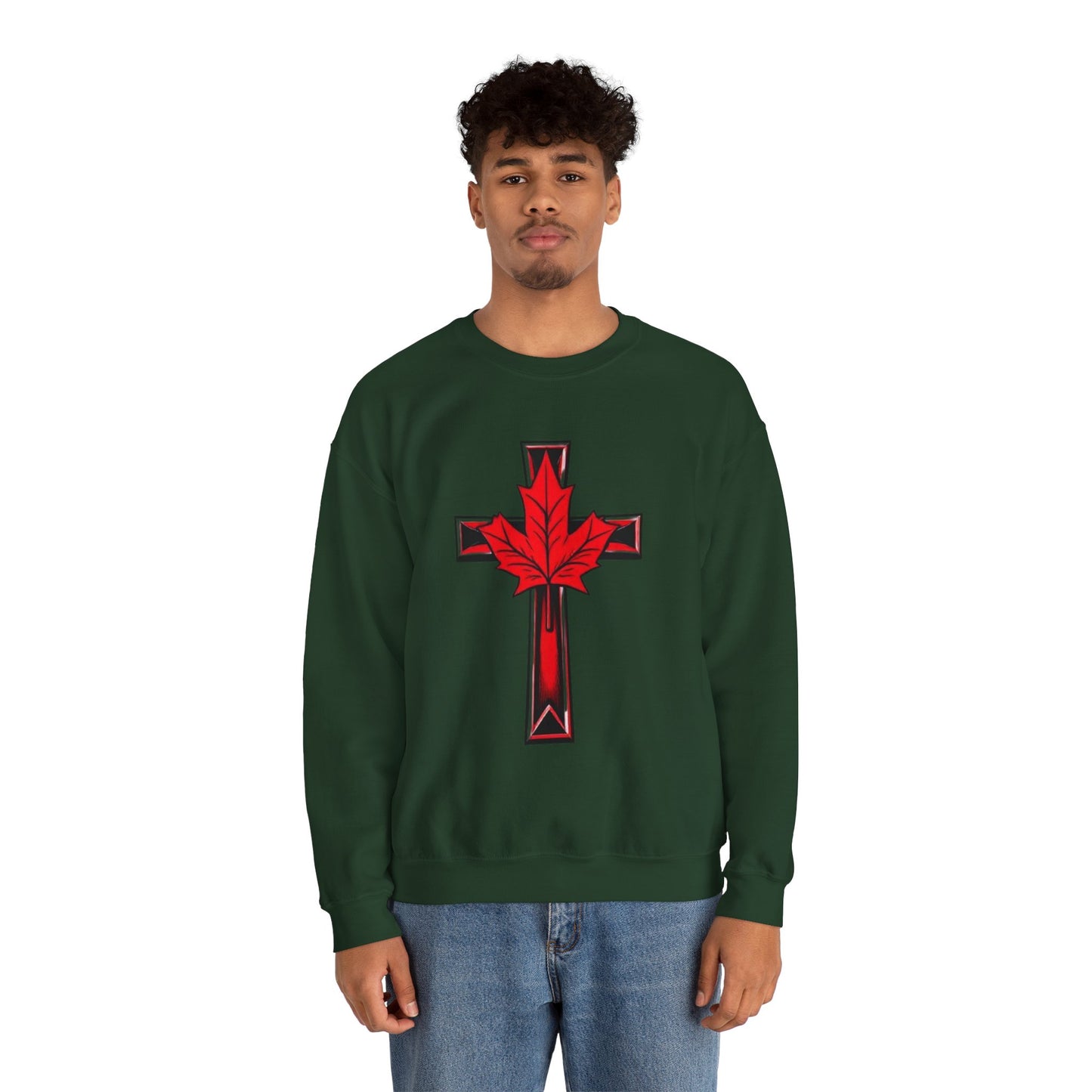 Faith and Flag – Men’s Christian Sweatshirt