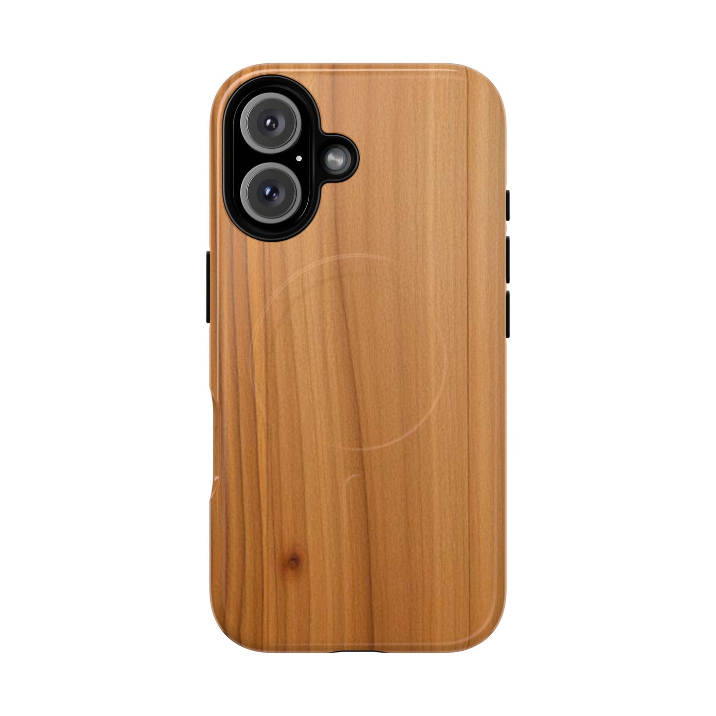 Natural Wood Grain Design - iPhone Magnetic Tough Case