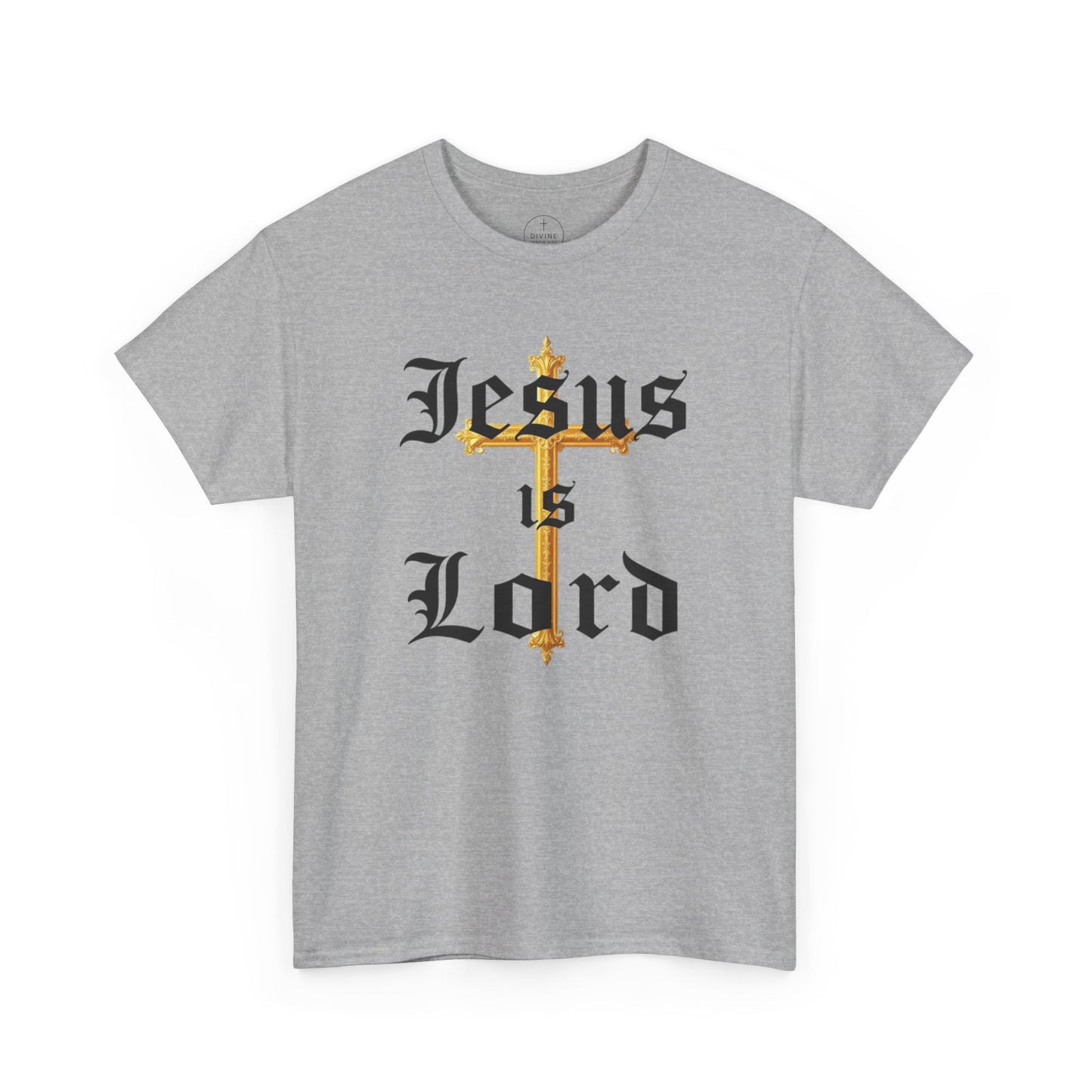 Jesus is Lord with Cross - Men's Christian T-Shirt