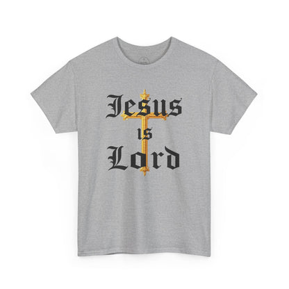 Jesus is Lord with Cross - Men's Christian T-Shirt