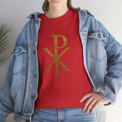 Chi Rho (Gold) - Women's Christian T-Shirt